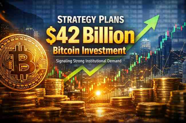 Strategy Plans $42 Billion Bitcoin Investment, Signaling Strong Institutional Demand