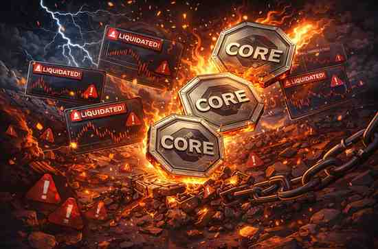 CORE Price Crashes 50% as Liquidation Cascade Hits Colend Protocol